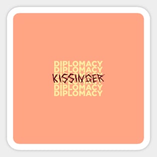 Kissinger Diplomacy Design Sticker